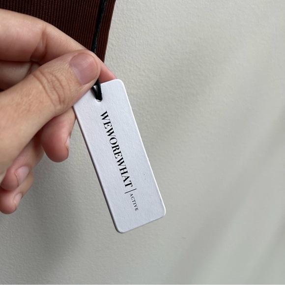 Revolve We Wore What V Neck Bra Top Brunette Medium NWT - Picture 7 of 8